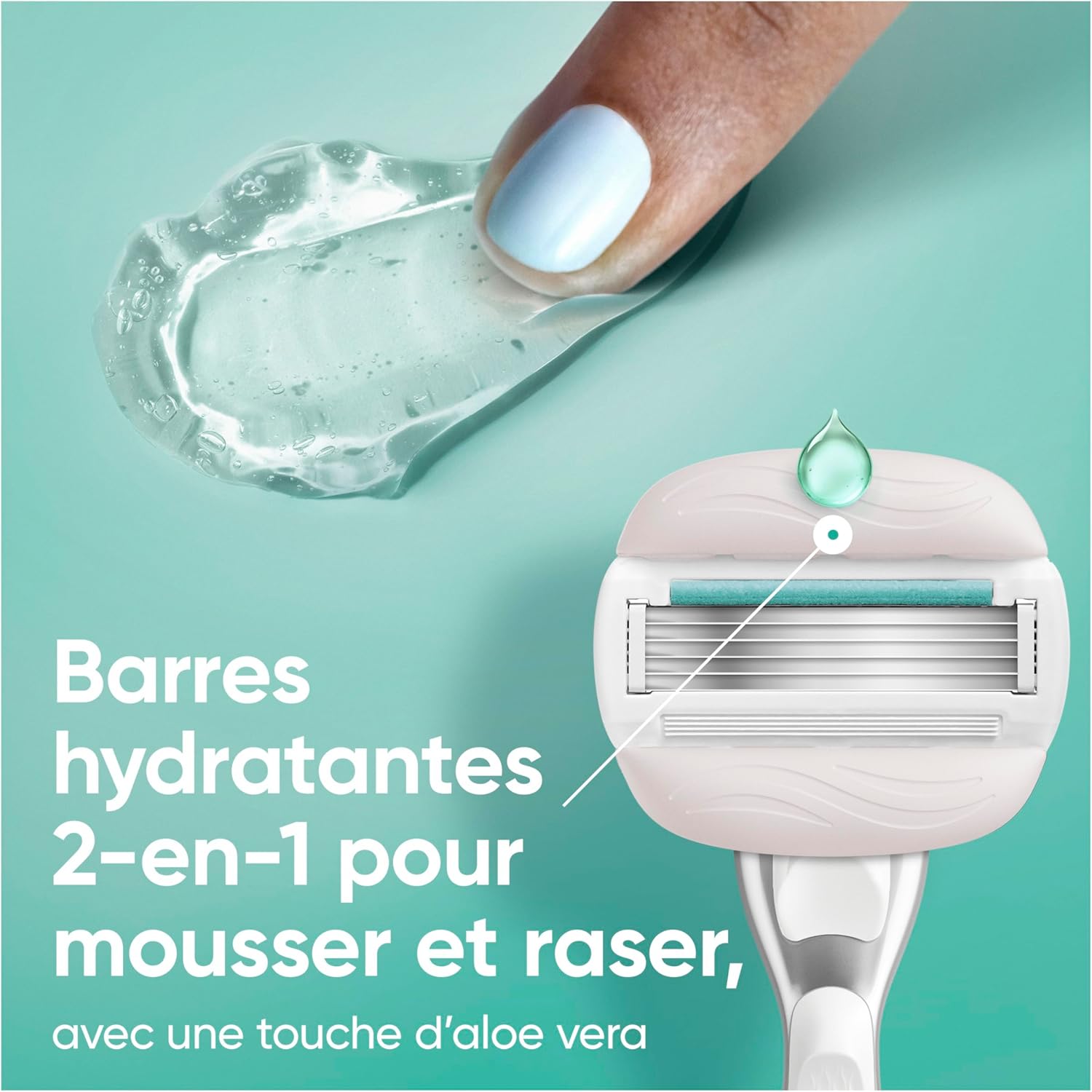 Thumbnail 3 de Gillette Venus Pro ComfortGlide – lot de 10 recharges (5 lames) pour peaux sèches et sensibles, avec protection de voyage