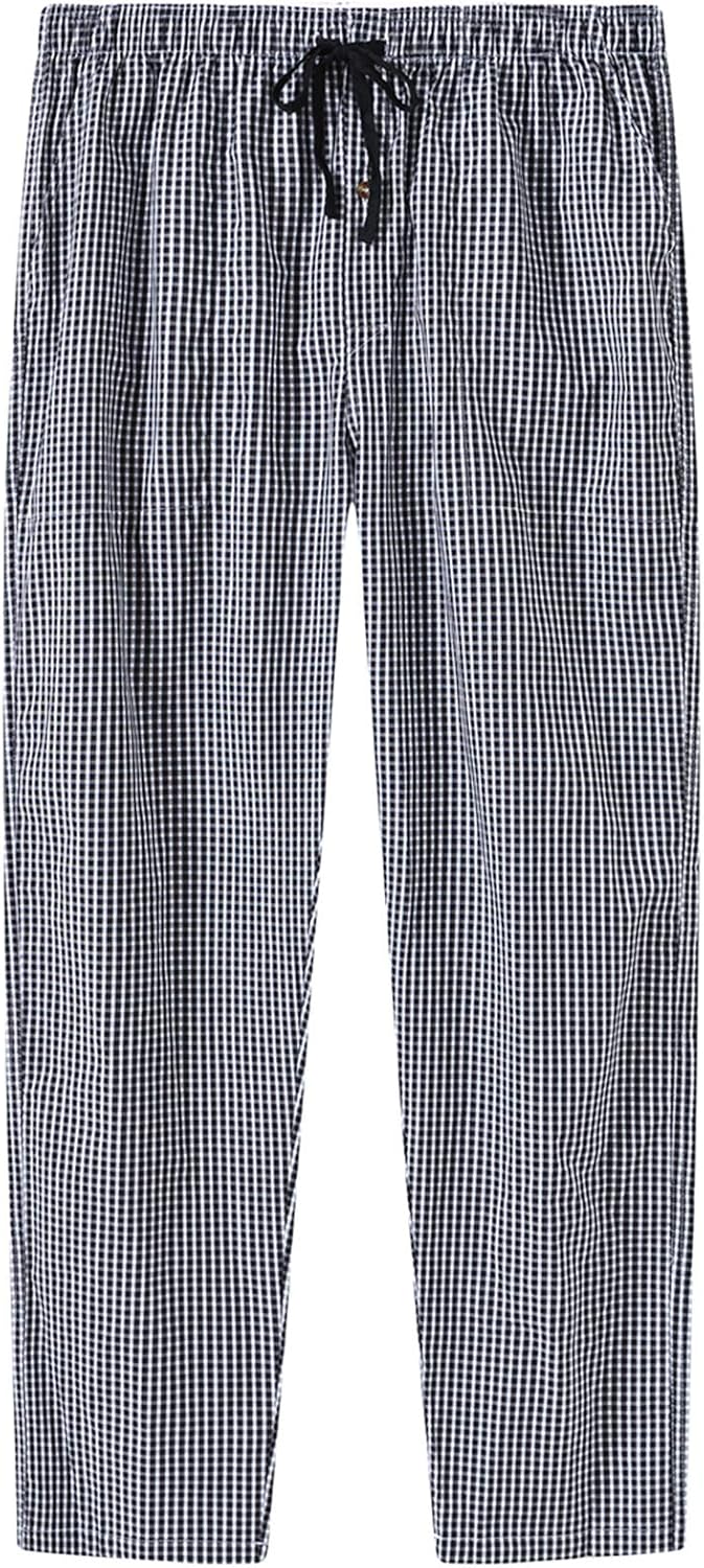 Thumbnail 1 de MoFiz Men's Pajama Bottoms: 3-Pack 100% Cotton Plaid Drawstring Pajama Pants