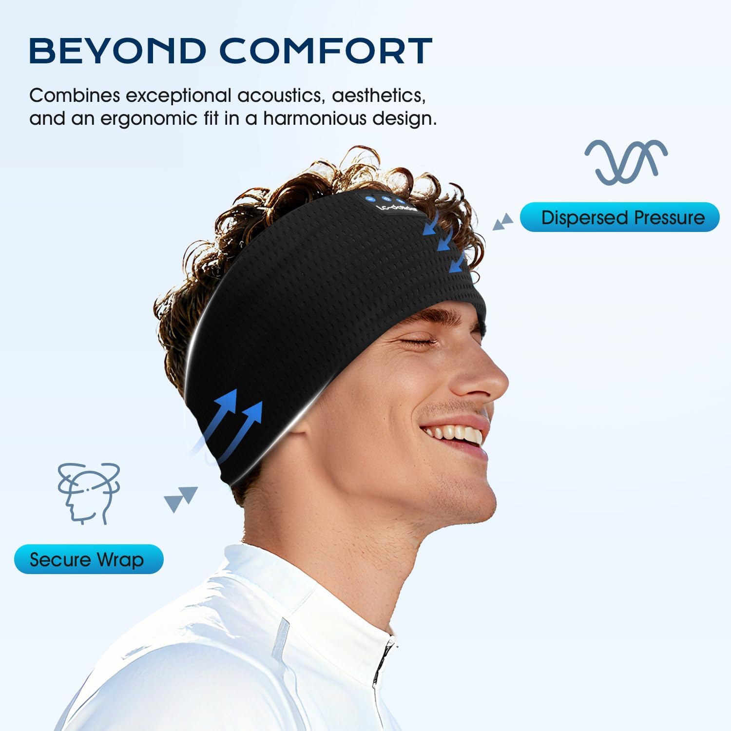 Thumbnail 3 de LC-dolida Sleep Headphones Headband 15h