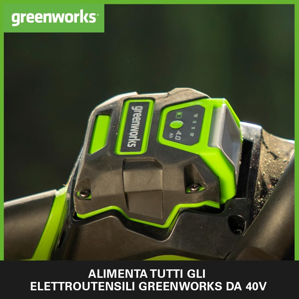 Detalle de Greenworks G40B4 Batteria 4Ah ðŸ›