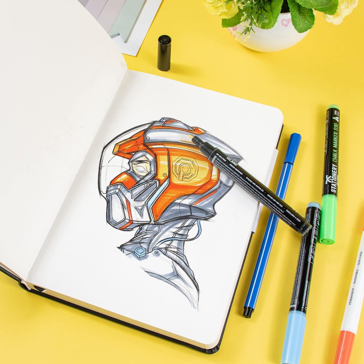 Thumbnail 3 de Stationery Island A5 Unlined Notebook