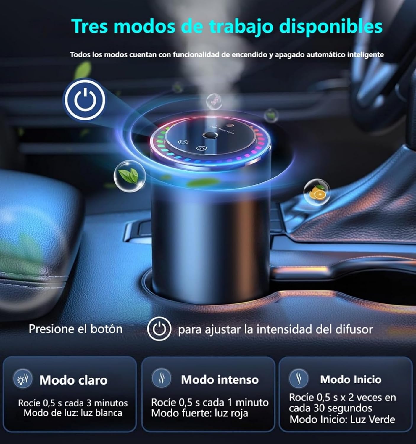 Detalle 2 de Ambientador coche BJ-579 50ml difusor recargable