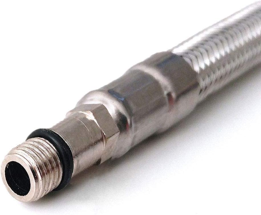 Thumbnail 1 de Xcel Home 2X M8 (8mm) x 1/2 BSP Flexible Tap Connectors (300mm) Pair
