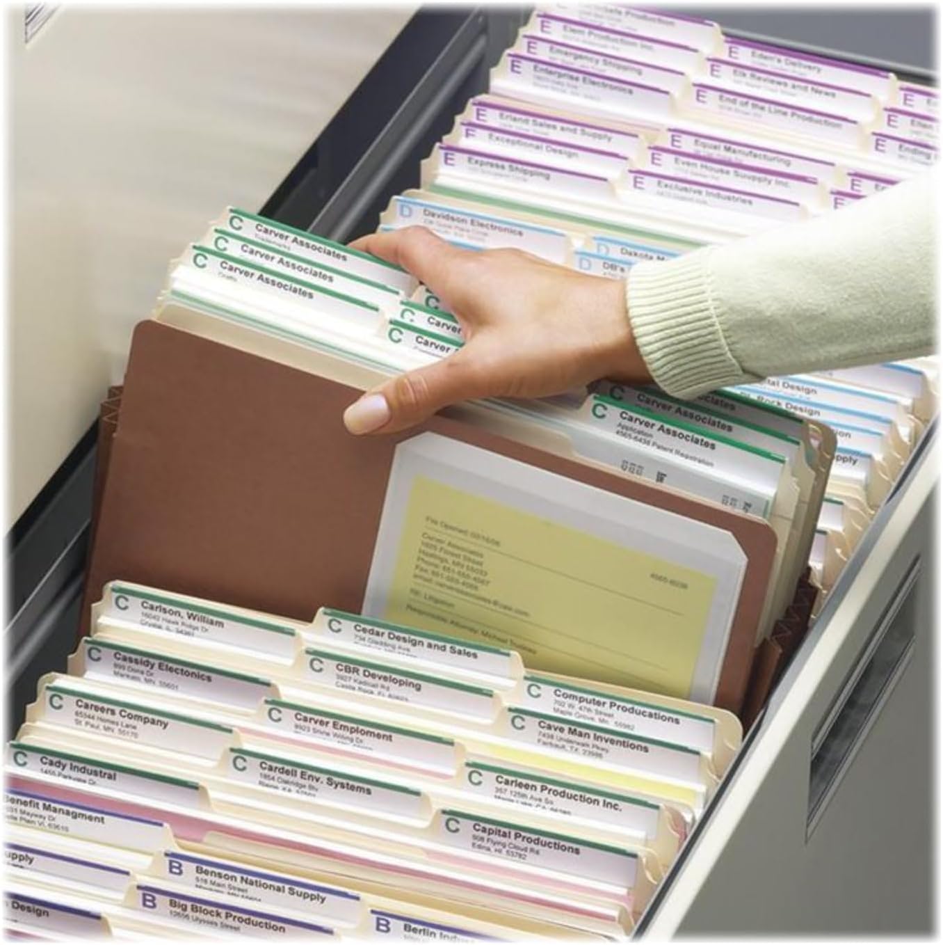Detalle 2 de Smead File Pocket, 7-Inch Expansion