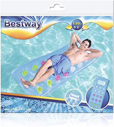 Detalle de Bestway 43040 Materassino da mare Summer Colors 1,77 m x 63 cm x 16 cm