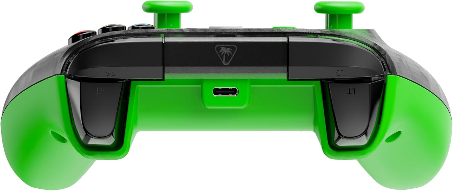 Detalle de Turtle Beach Rematch Core Green & Ghost Black Camo Wired Controller for Xbox & PC