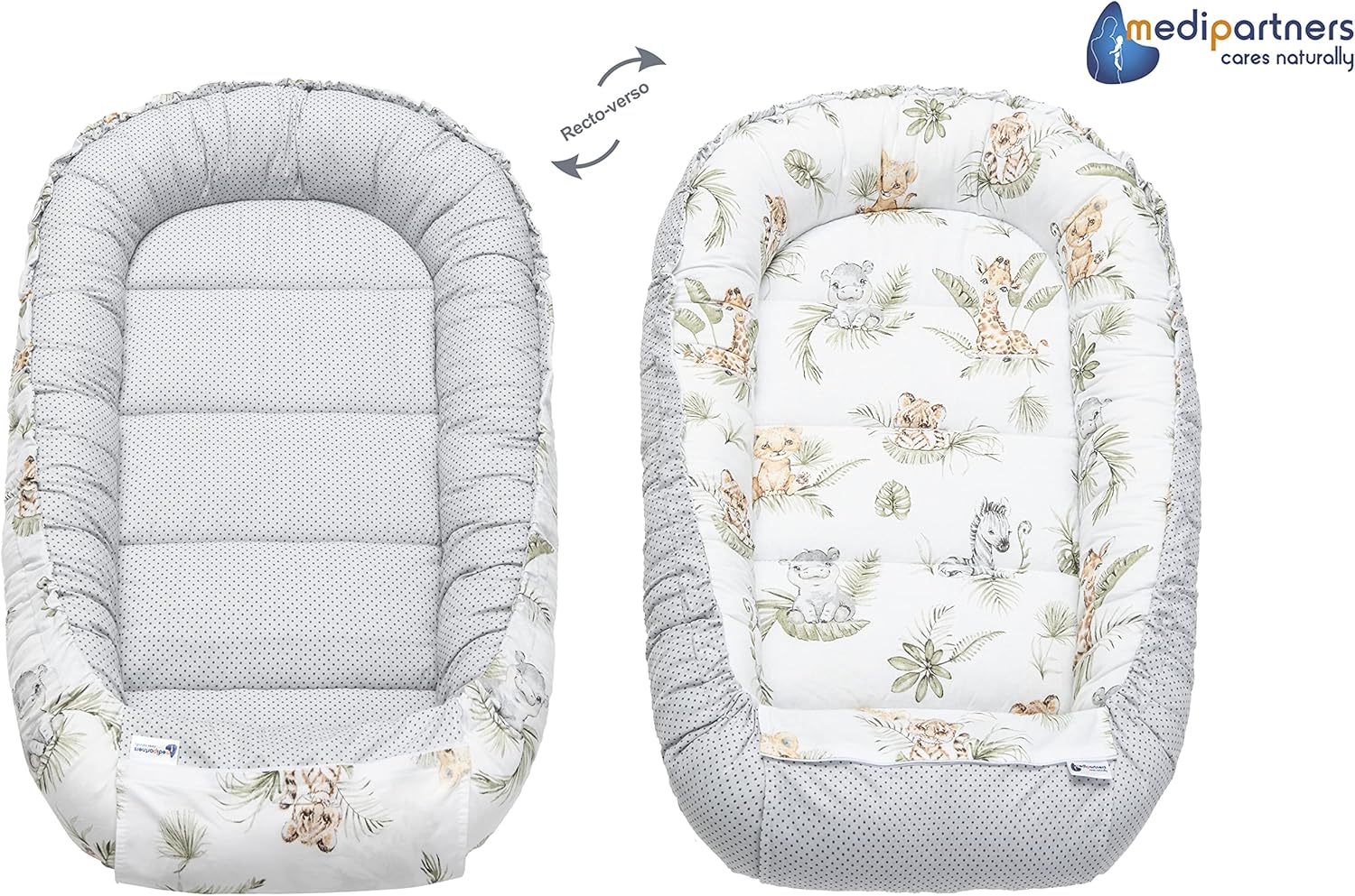 Thumbnail 4 de Medi Partners Nido Bebe Recién Nacido 🚼 Juego 5 Piezas Beige