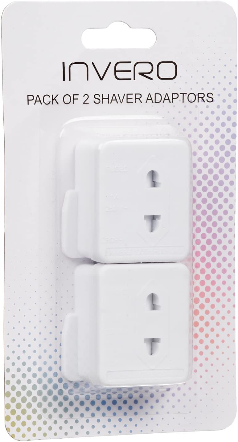 Detalle 2 de Invero 2x Shaver Adaptor Pack 1A