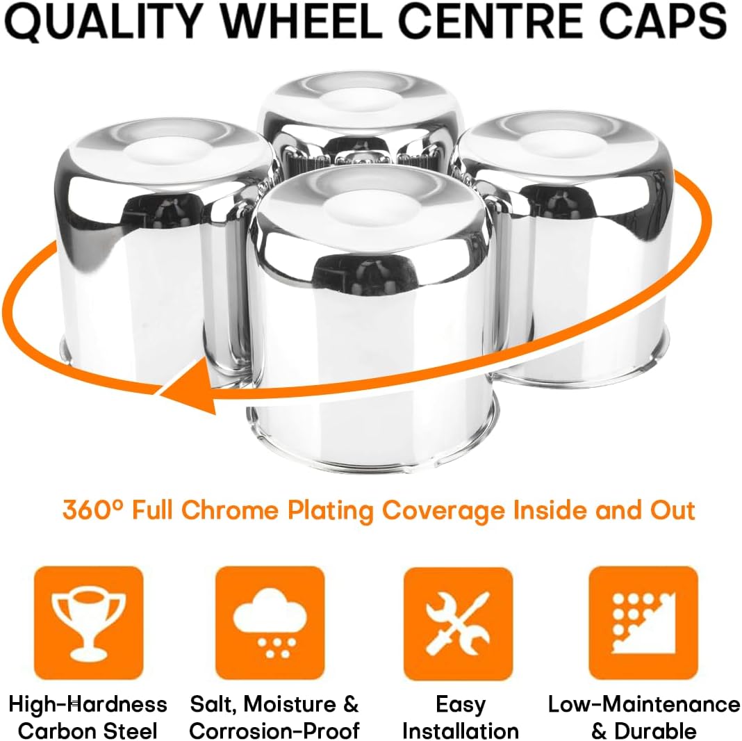 Detalle de GTownWorks Wheel Center Caps 4.88-Inch