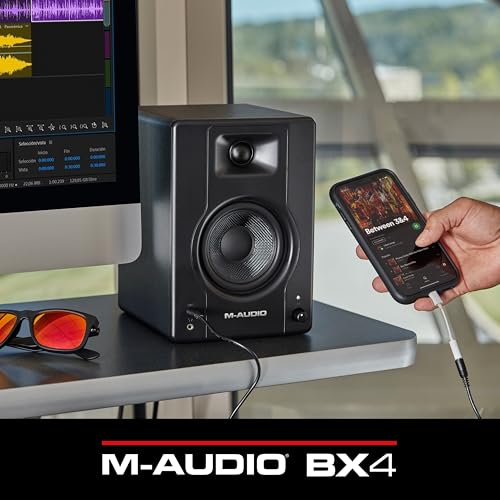 Thumbnail 10 de M-AUDIO BX4: Monitor da Studio cablati in coppia da 4,5" per scrivania