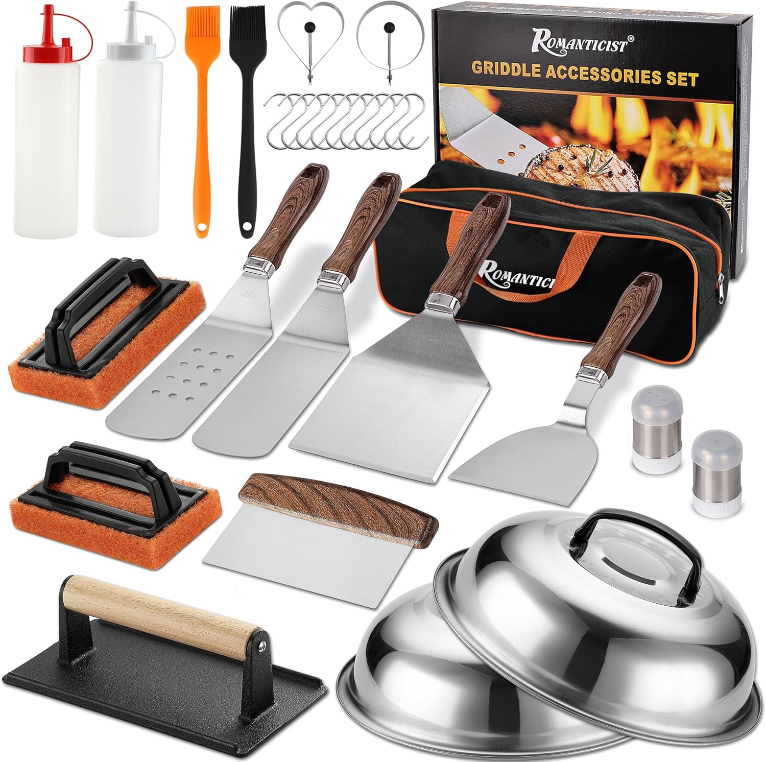Thumbnail 6 de ROMANTICIST 29-Piece Griddle Accessories Set for Flat Top & Teppanyaki Cooking