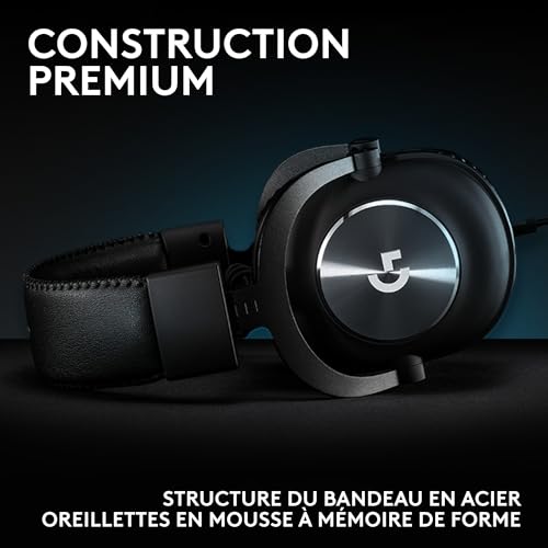 Detalle de Logitech G Pro X SE Casque Gaming Filaire avec Microphone – Son 7.1 et Blue Voice