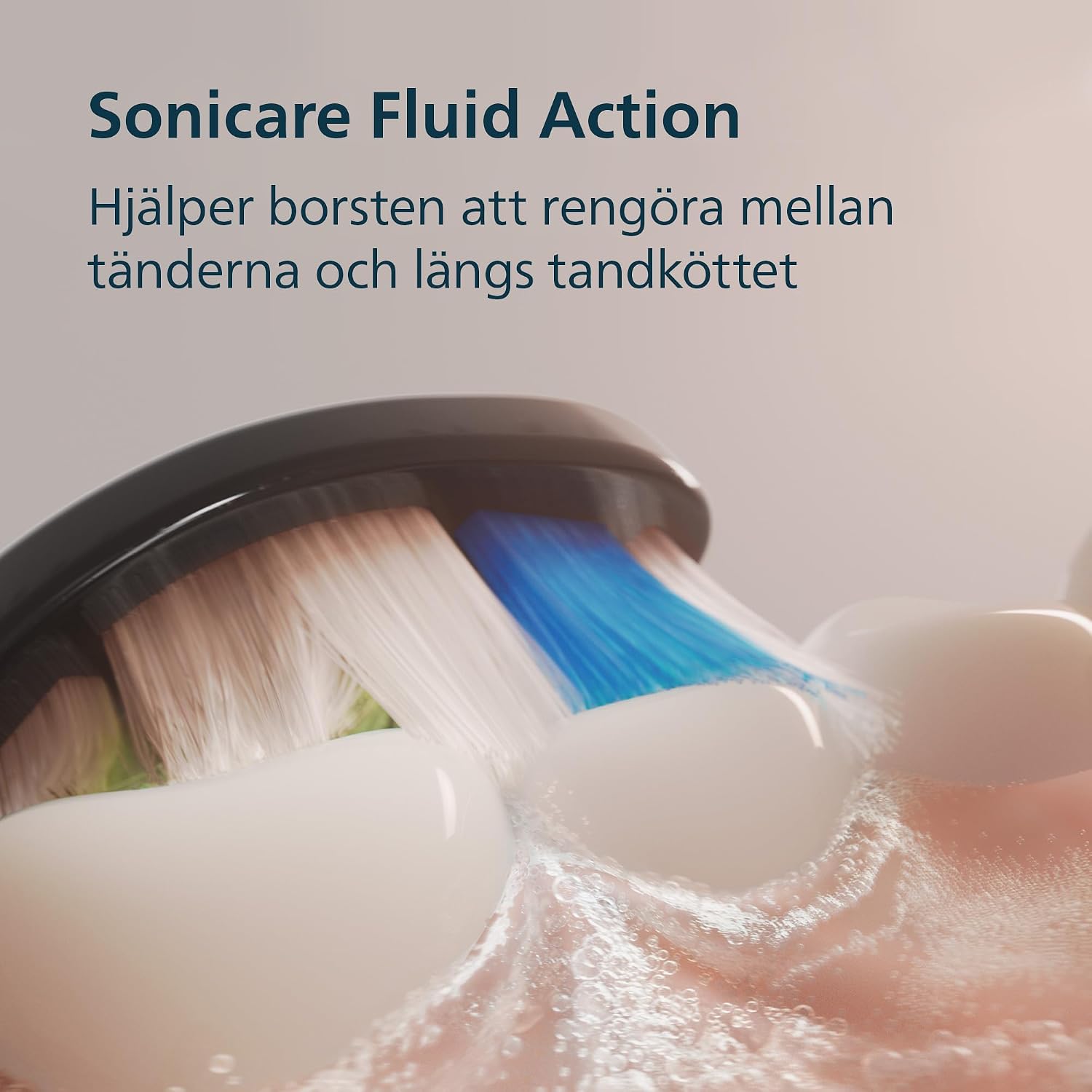 Detalle de Philips Sonicare 5300 HX7101/04 sonisk eltandborste med tryckvarning