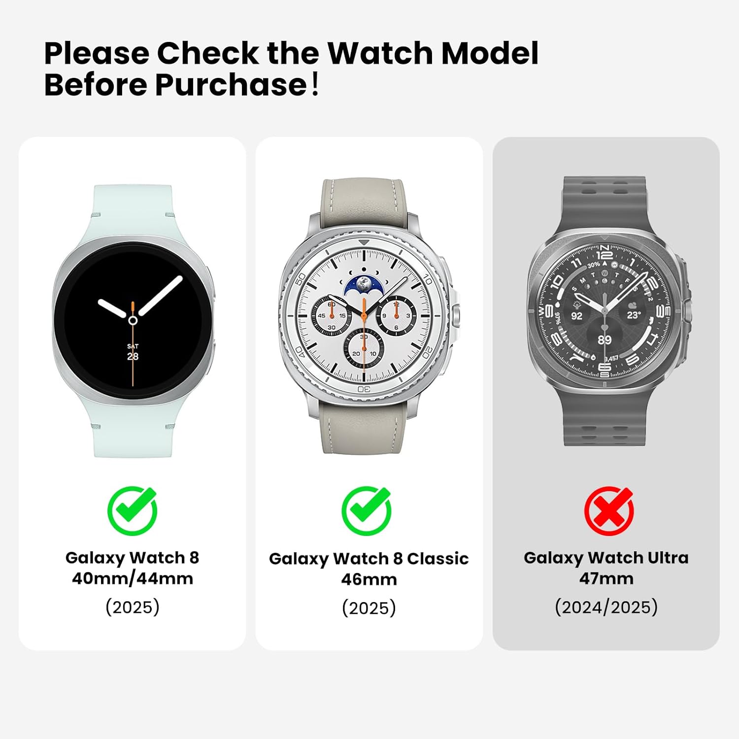 Thumbnail 2 de Delidigi braided stretchy nylon straps for Samsung Galaxy Watch 8 / Watch 8 Classic (40mm, 44mm, 46mm)