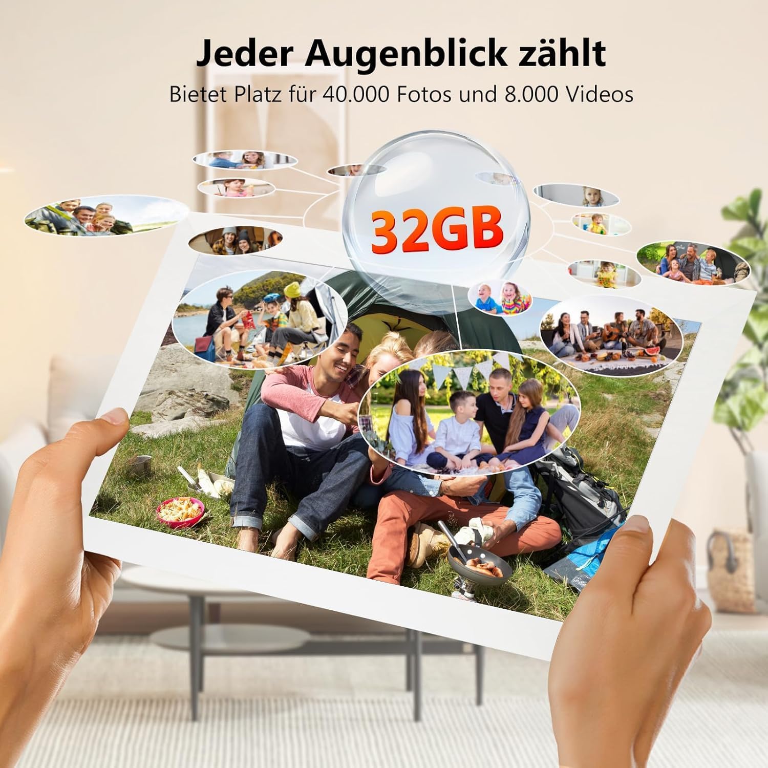 Thumbnail 2 de TMCC 15,6 Zoll Digitaler Bilderrahmen