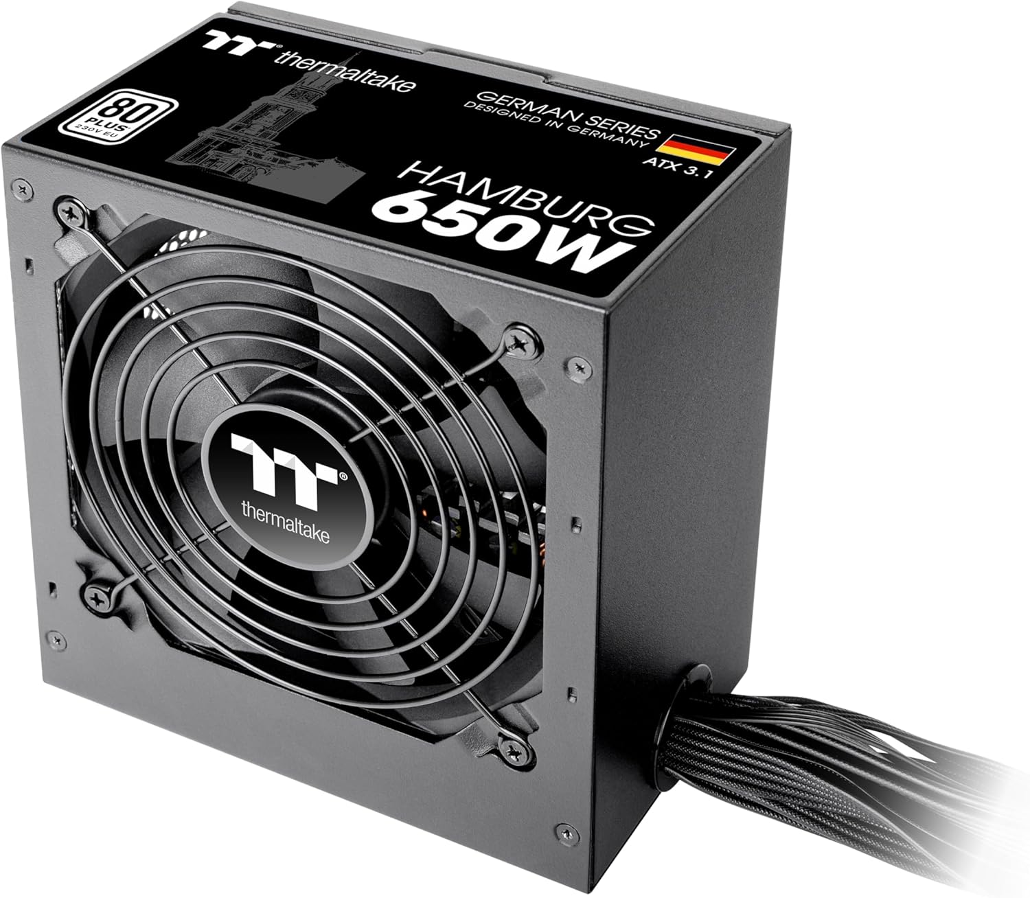 Thumbnail 1 de Thermaltake Hamburg 650W Netzteil (ATX 3.1, PCIe 5.1, 80 Plus White) für Einsteiger