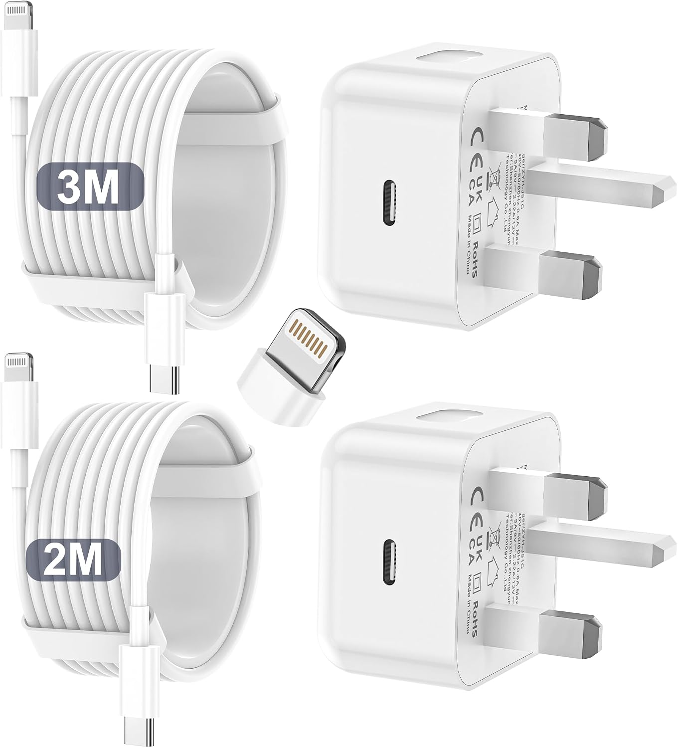 Detalle de Fast Charge iPhone charger 2-pack