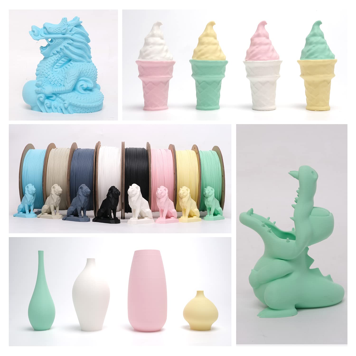Thumbnail 4 de eSUN Aufgerüstet Matte PLA Filament 1.75mm – Matte Pfirsich Rosa, 1 kg