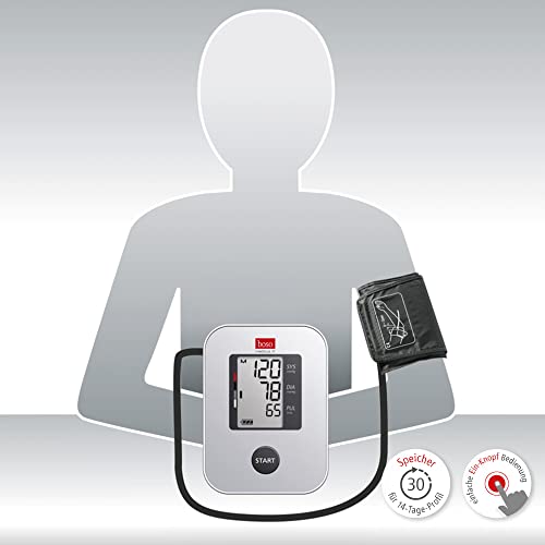 Thumbnail 8 de BOSCH + SOHN boso medicus X – Oberarm-Blutdruckmessgerät mit Ein-Knopf-Bedienung, großes Display und Arrhythmie-Erkennung