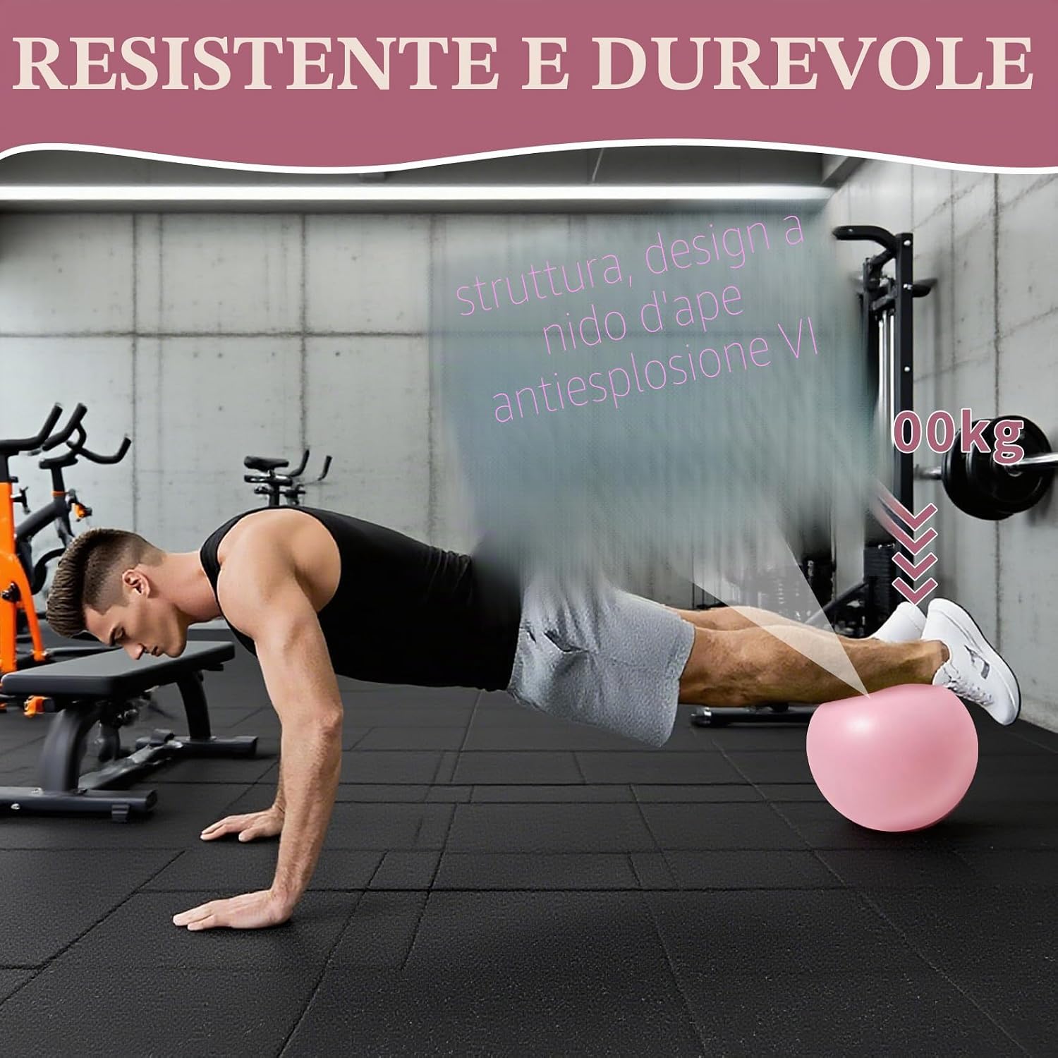 Detalle de Vortix 3/6 25 cm pallina pilates anti‑esplosione