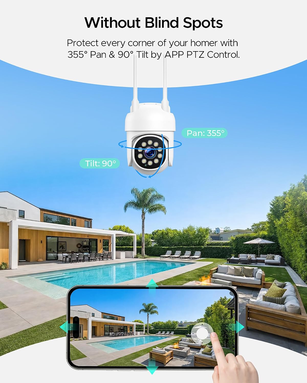 Detalle de CAMCAMP Wireless Security Camera System, 8 Cameras