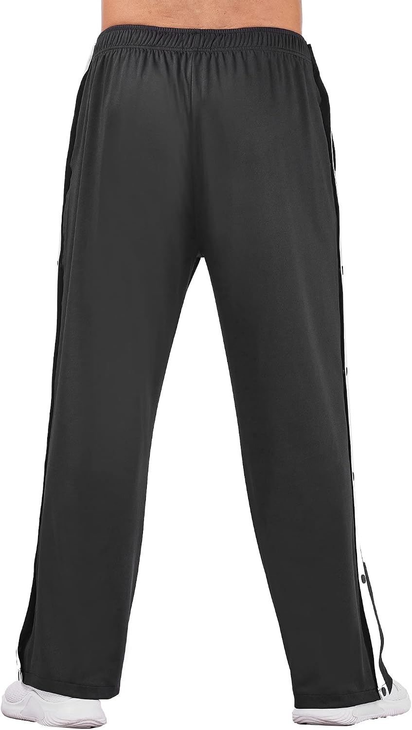 Detalle de Deyeek Men's Tear-Away Pants with Full-Side Snaps and Deep Pockets