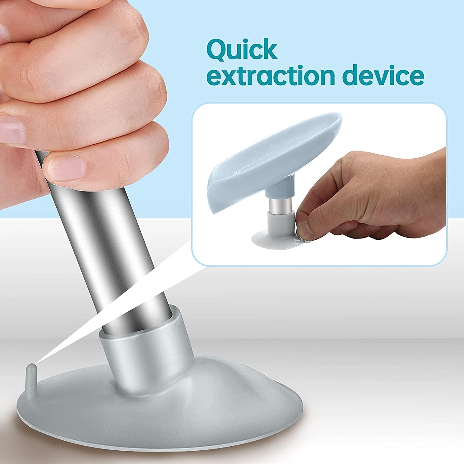 Thumbnail 1 de Porte Savon Ventouse Lot de 2