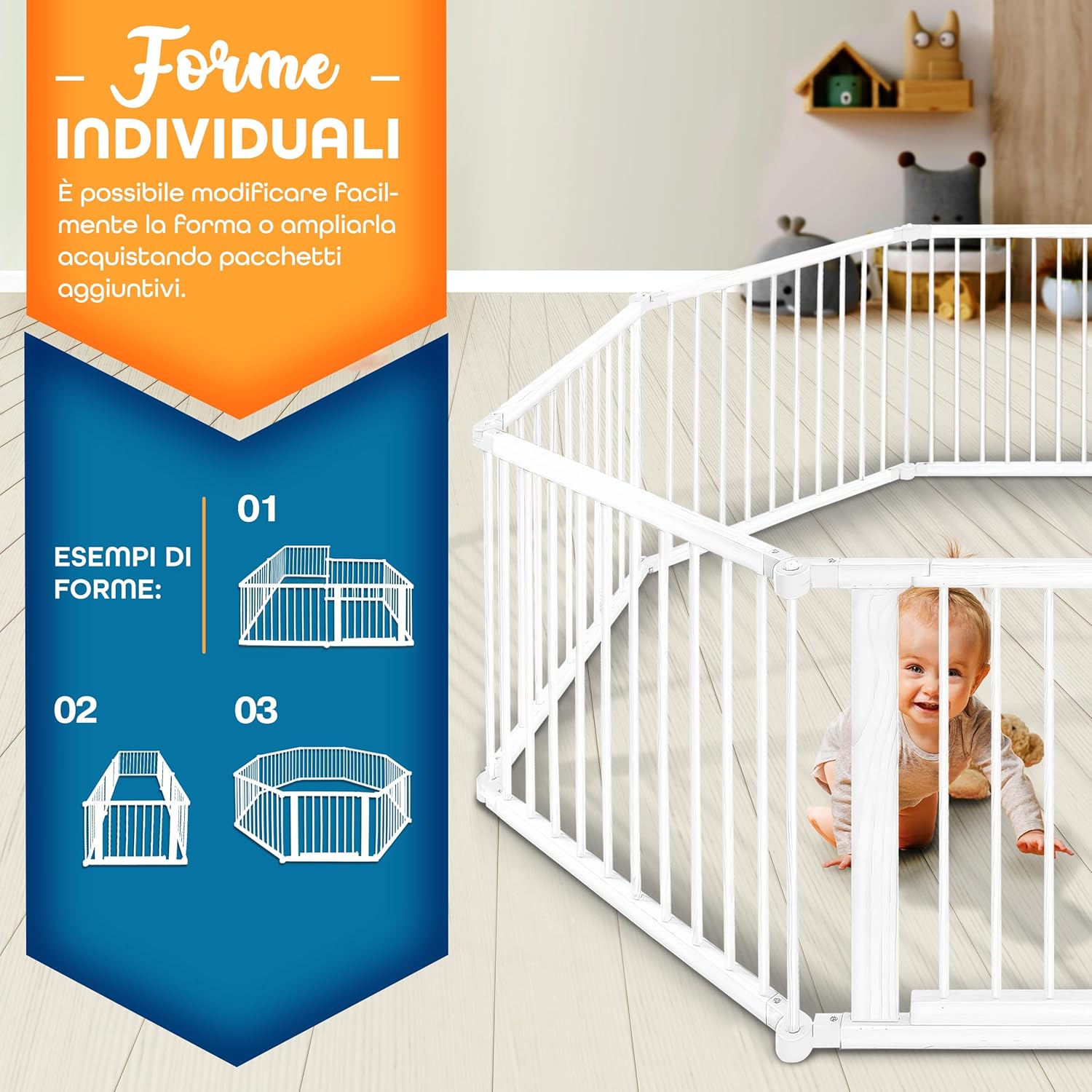 Detalle 2 de KIDUKU XXL Box per Bambini 7,2 m