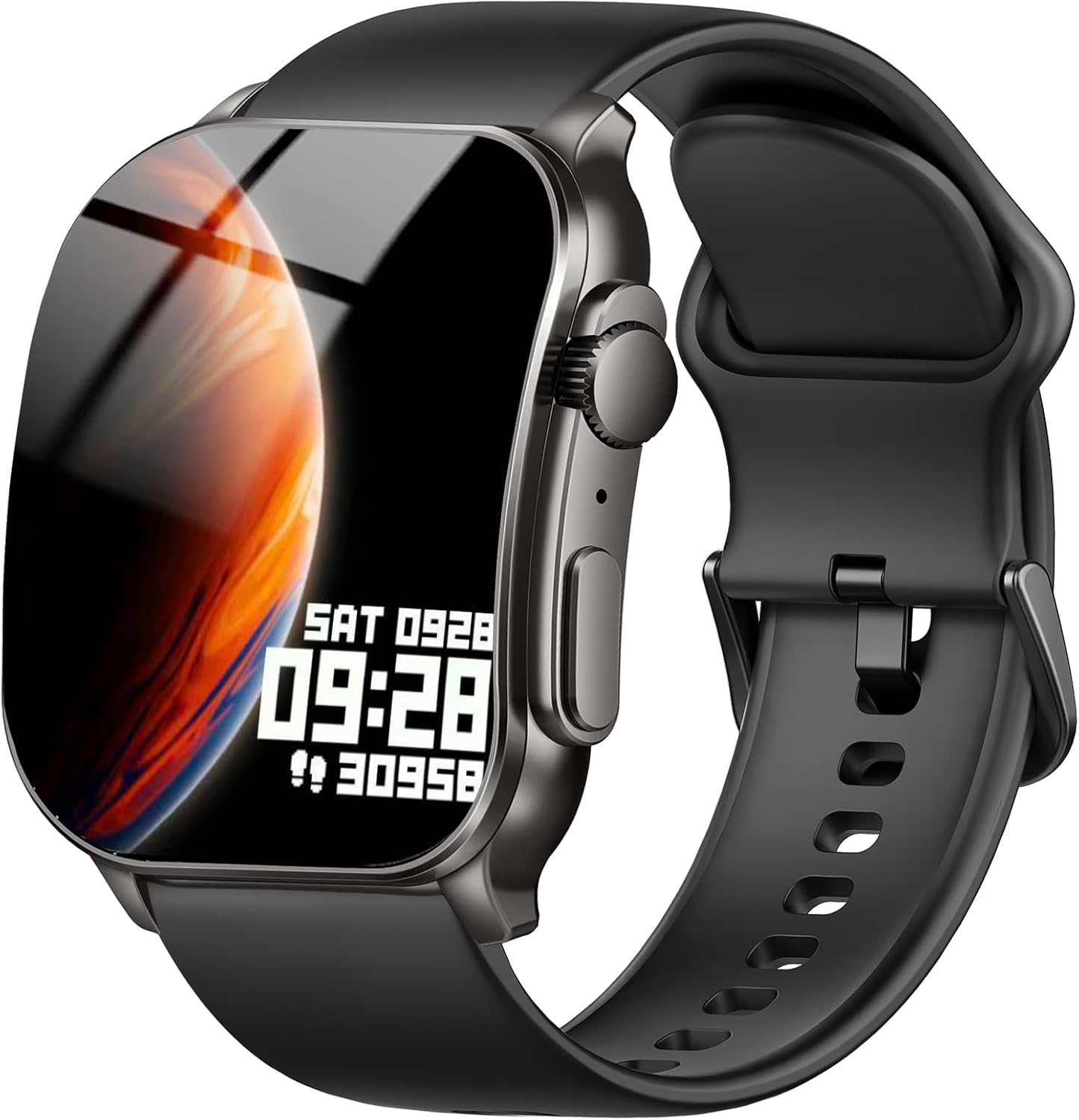 Detalle de Smart Watch for Men & Women: 2.01" AMOLED Curved Screen, 110+ Sports Modes, Bluetooth Calling