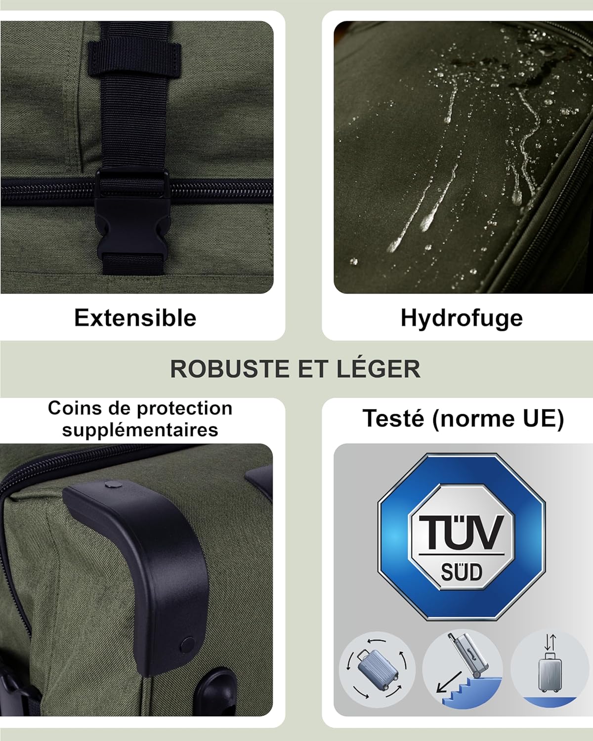 Thumbnail 6 de Sac de Voyage à Roulettes Kane XXL Split Roller – 140 L, robuste et polyvalent