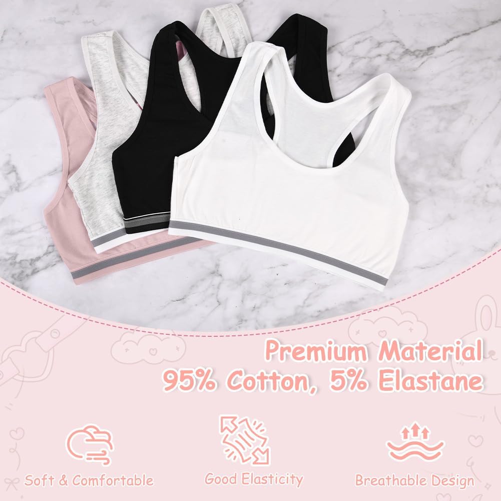 Thumbnail 2 de flintronic Reggiseno Sportivo Bambine 4 pezzi