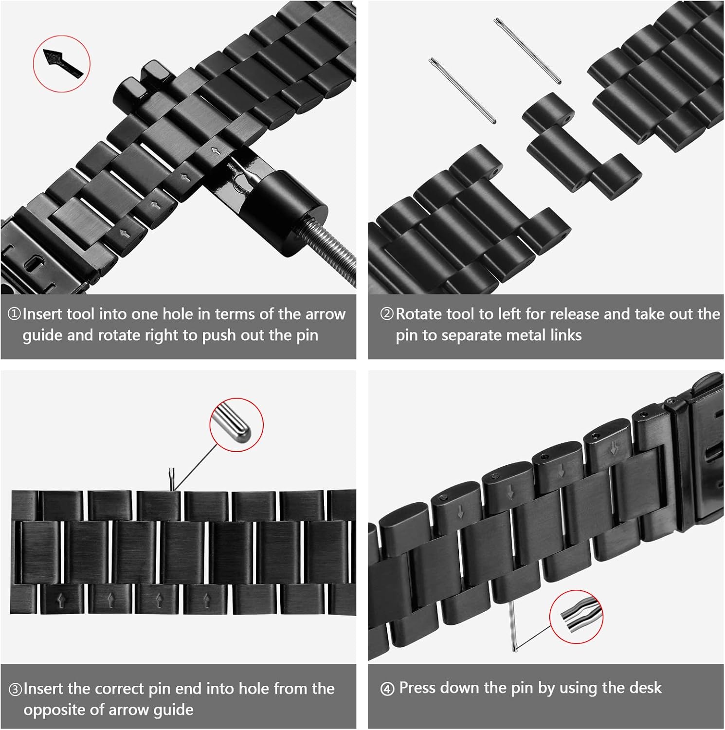 Thumbnail 5 de Netolo Metal Strap 42mm for Apple Watch