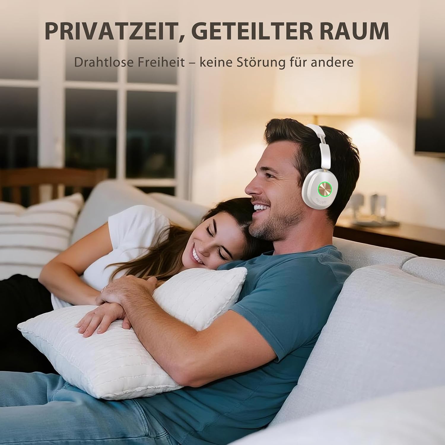 Detalle 2 de Earbay TV Kopfhörer kabellos – privater Hi-Fi-Ton für Fernsehen und Streaming