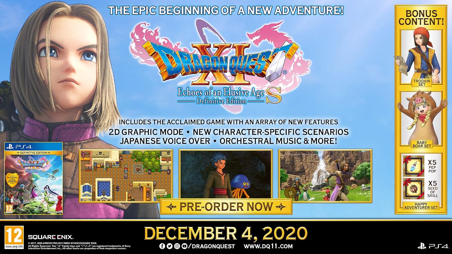 Detalle 2 de Dragon Quest XI S: Echoes of an Elusive Age - Definitive Edition par Square Enix