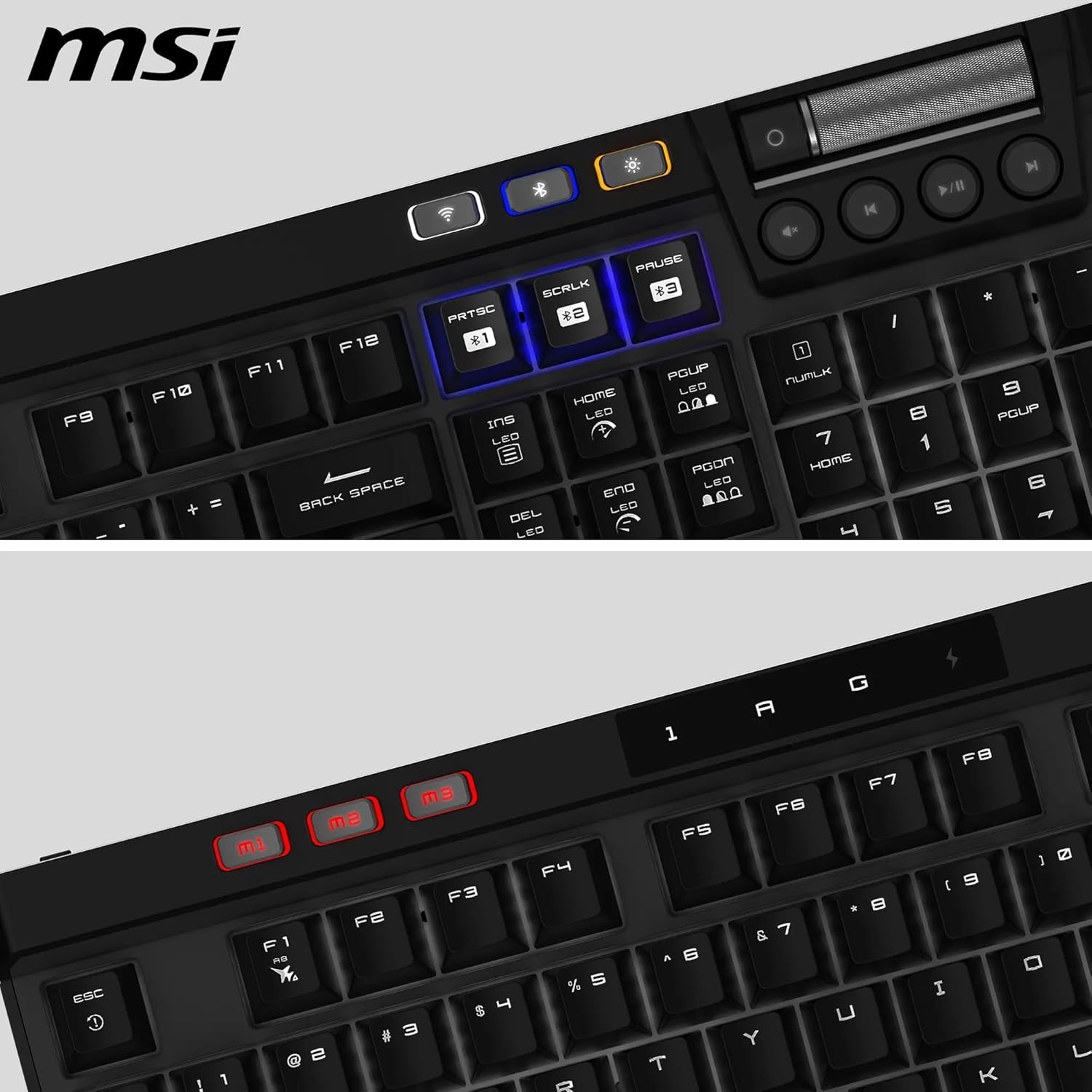 Thumbnail 2 de MSI Strike Pro Wireless AZERTY — clavier gaming sans fil hot-swap silent tactile