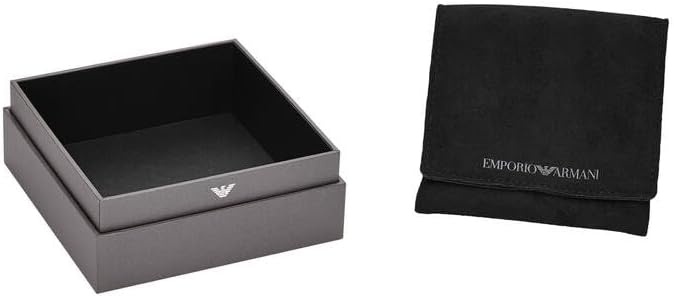 Thumbnail 4 de Emporio Armani Herren Silberfarbener Edelstahl Ohrring EGS3165040