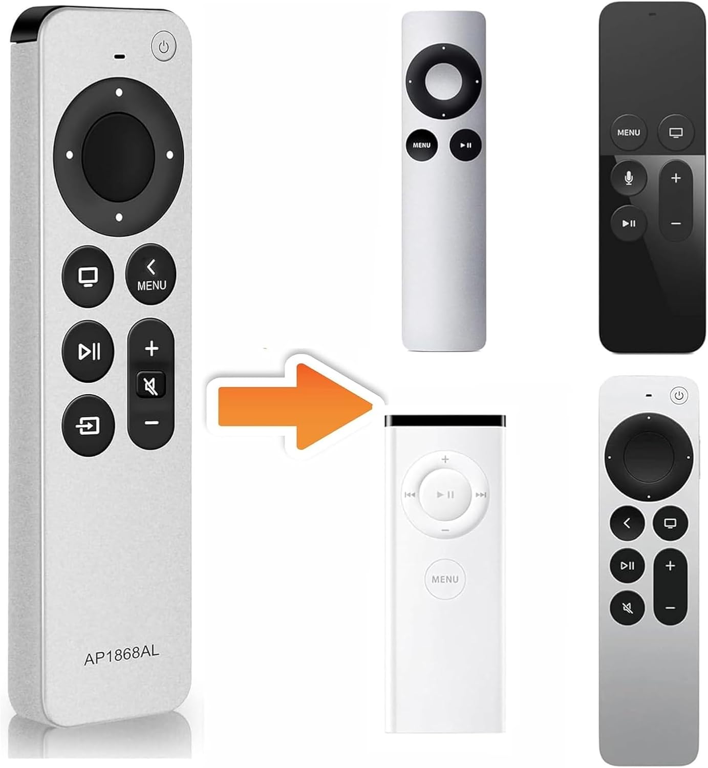 Detalle 2 de Replacement Remote Control for Apple TV Remote – IR, 2-Year Warranty