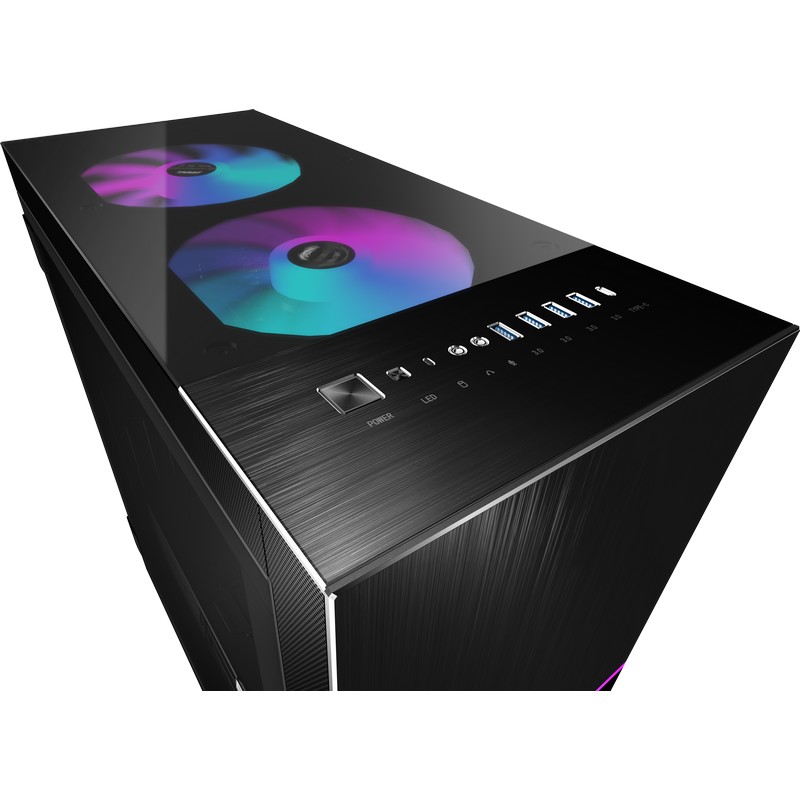 Detalle 2 de MSI MPG Sekira 500X Cristal Templado Negra