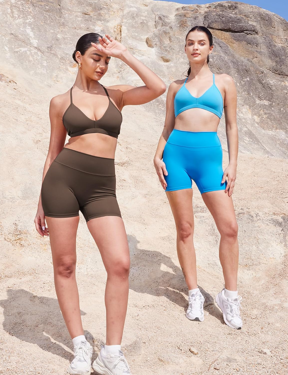 Detalle 1 de YEOREO HWH-YCA4201 SoftHue Biker Shorts, High Waist, No Front Seam