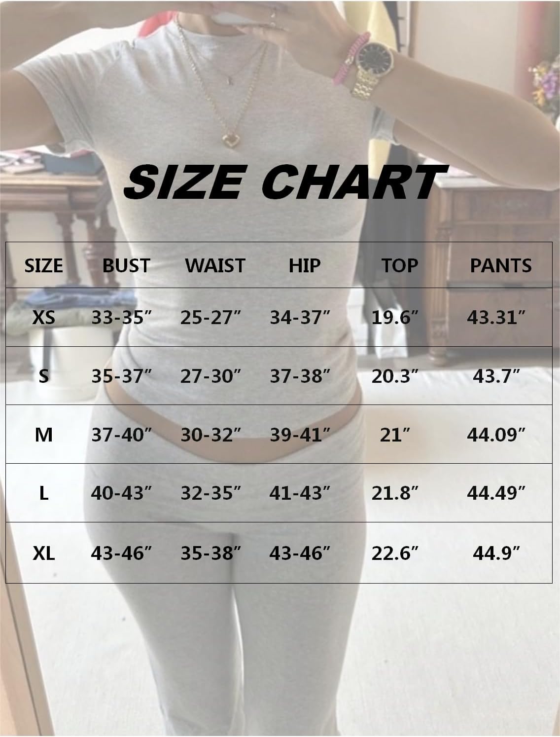 Detalle de AYWA Women's 2 Piece Lounge Set — Casual Pajamas
