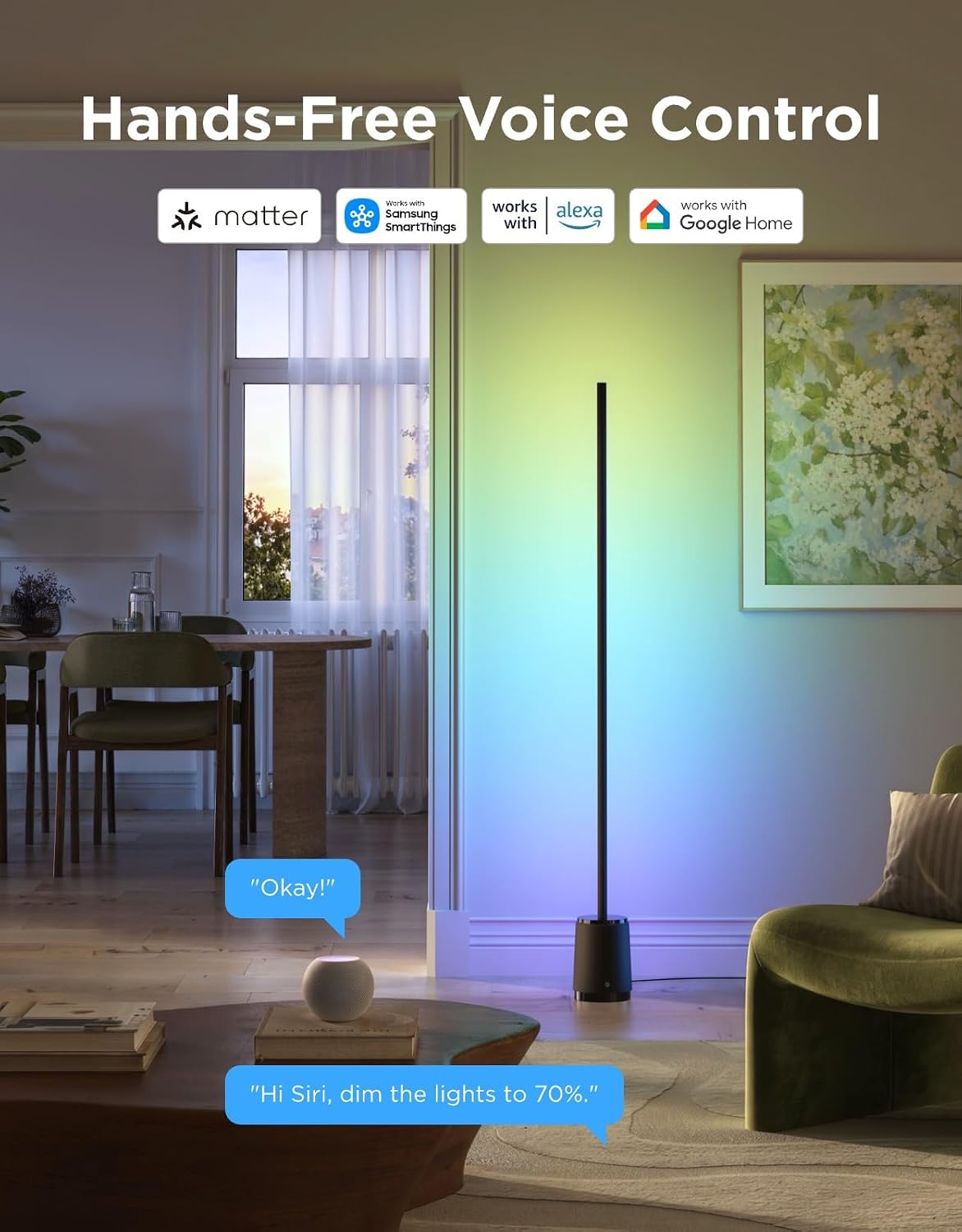 Detalle 2 de Govee Smart Floor Lamp 3 Lite