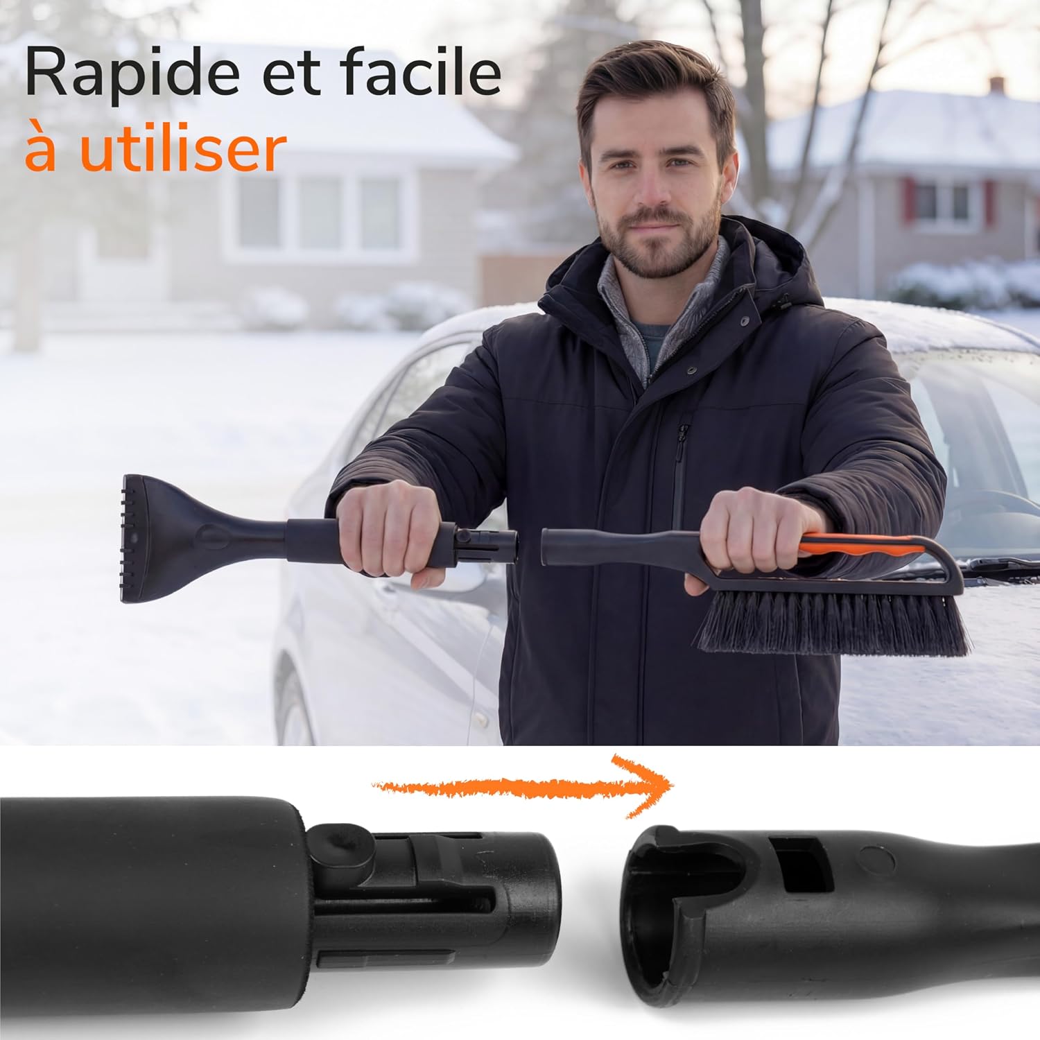 Thumbnail 3 de Upgrade4cars Grattoir à Glace Voiture