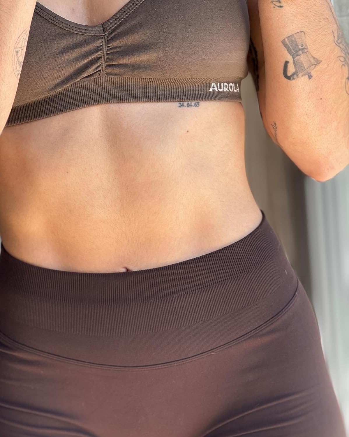 Thumbnail 6 de AUROLA Influence Women's Workout Shorts, High-Waist Scrunch Seamless