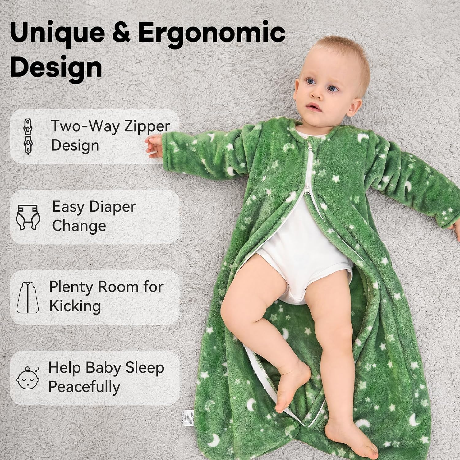 Detalle de Unnivoll Baby Sleep Sack 12-18 Months