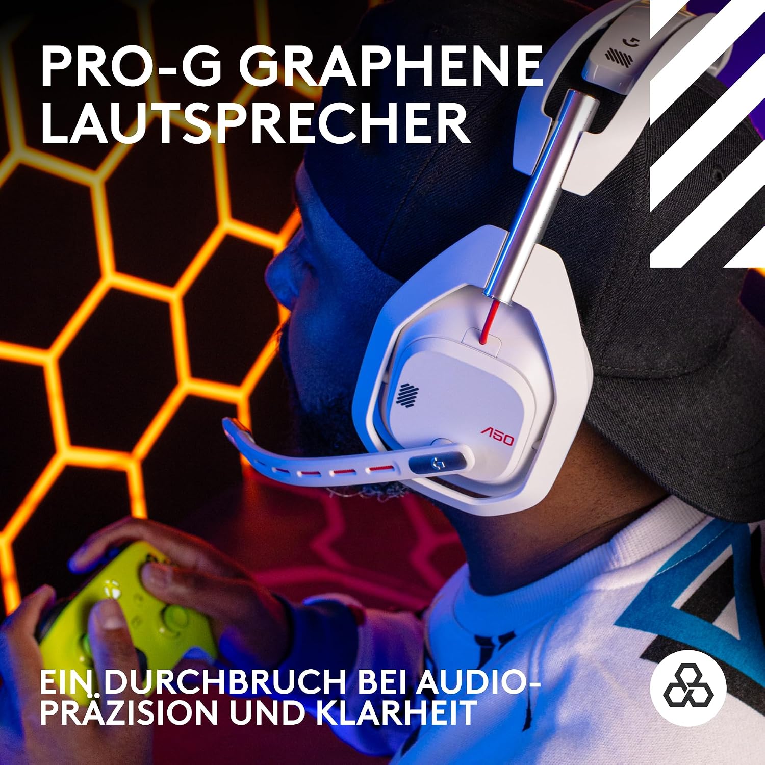 Detalle 2 de Logitech G Astro A50 LIGHTSPEED 24 Std.
