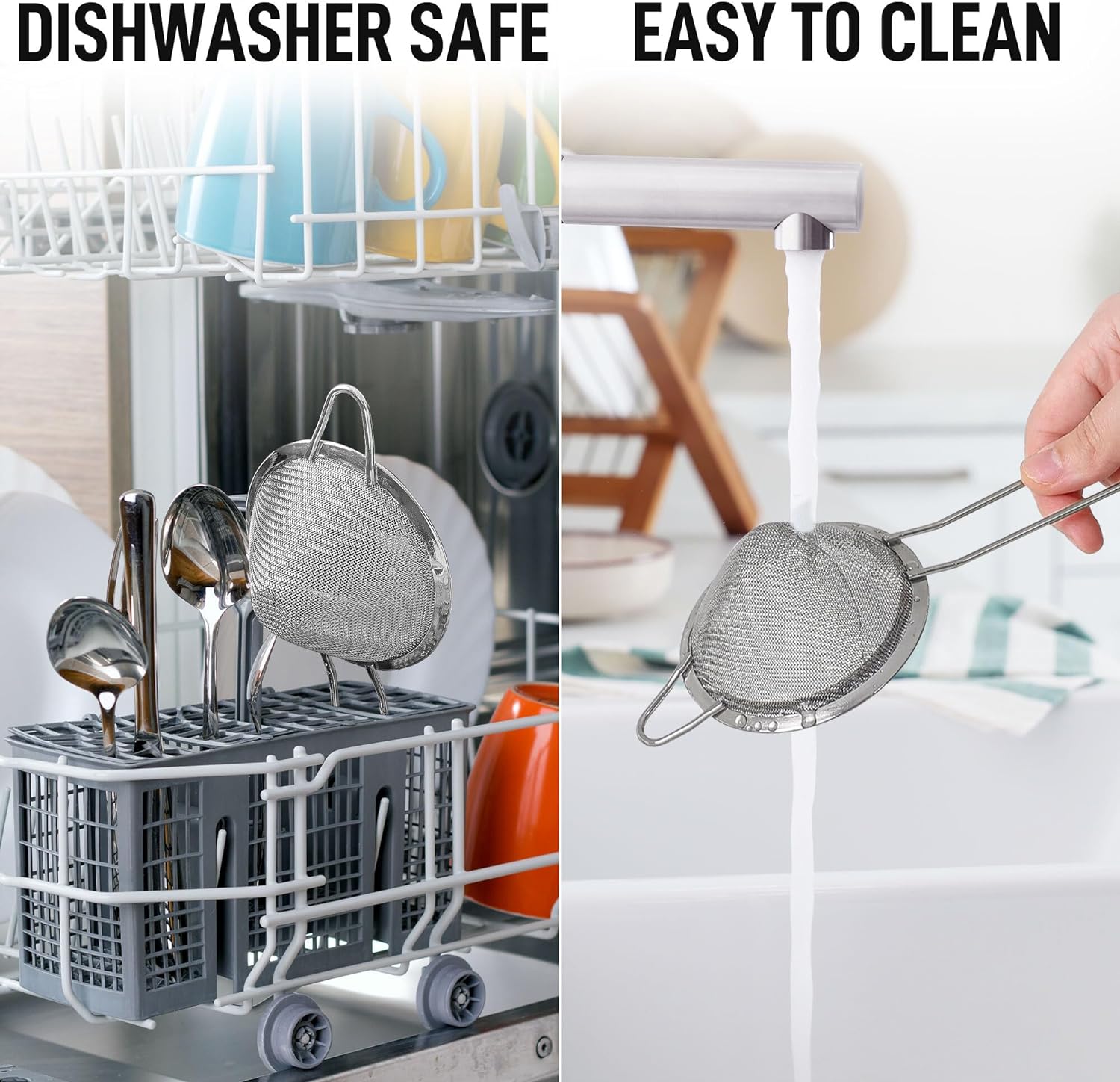 Thumbnail 5 de Zulay Kitchen Fine Mesh Strainer 3.35 in