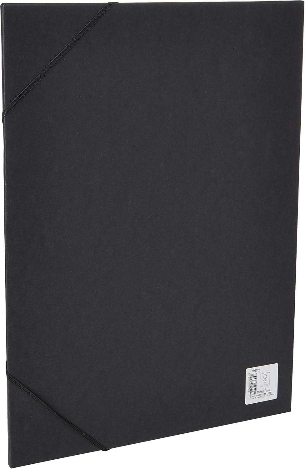 Detalle de Exacompta 59502E : chemise à élastiques grand format (A3), 32×44 cm, noir
