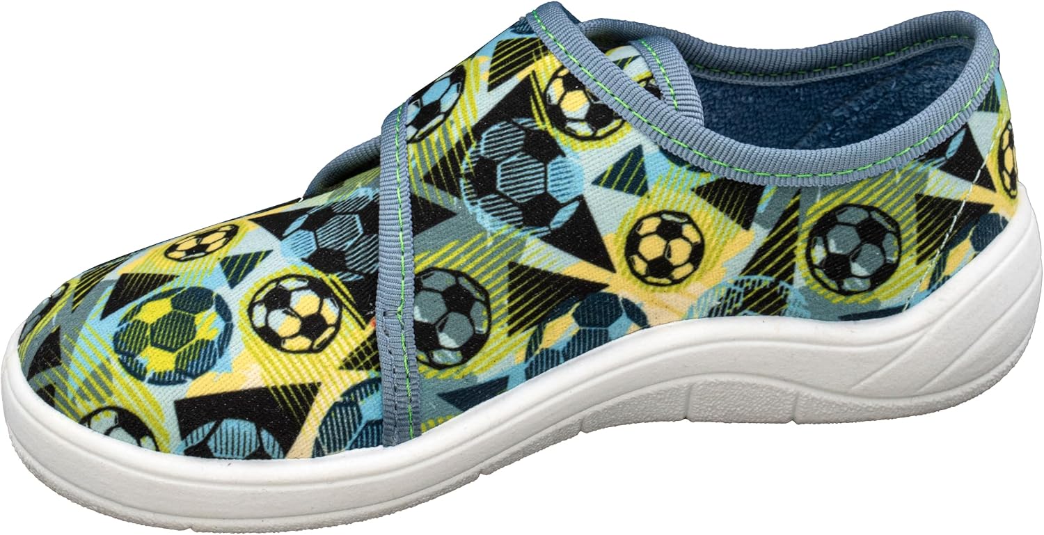 Detalle de Fischer Tim MuleGarçon — Chaussure de football multicolore à semelle blanche