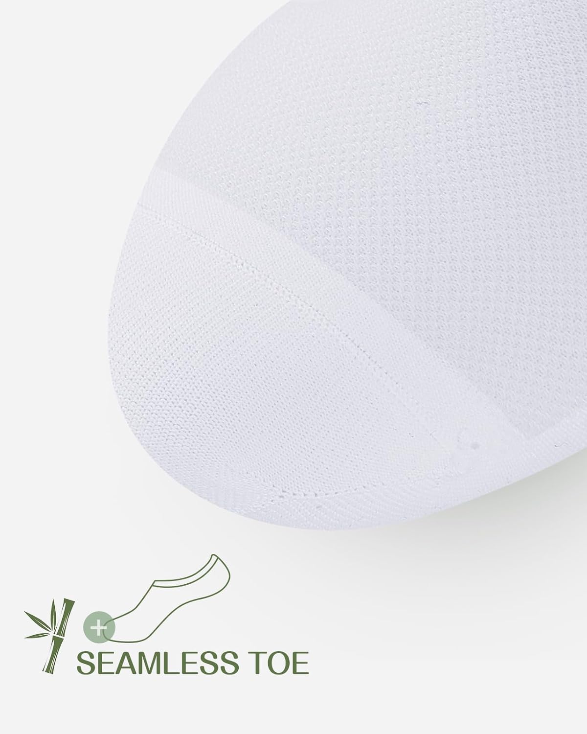 Detalle de Bamboo no show trainer socks 6 pairs