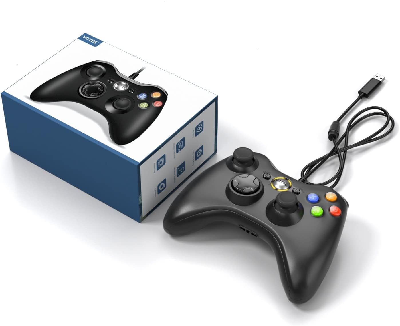 Thumbnail 6 de VOYEE PC Controller Wired for Xbox 360
